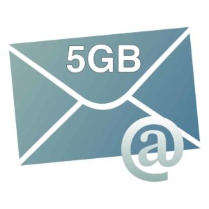 5 Email Accounts - 5GB