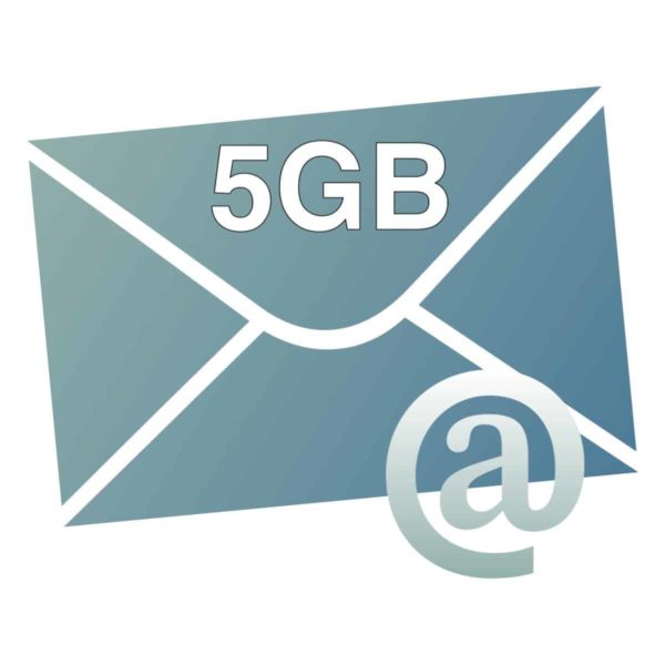 5 Email Accounts - 5GB