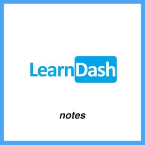 LMS Notes/Customizer/Private Sessions